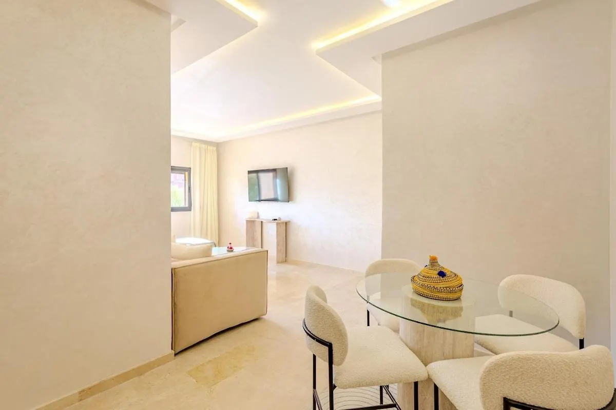 New! Appt Nour Confort Avec Piscine & Wifi Marrakesh Apartamento