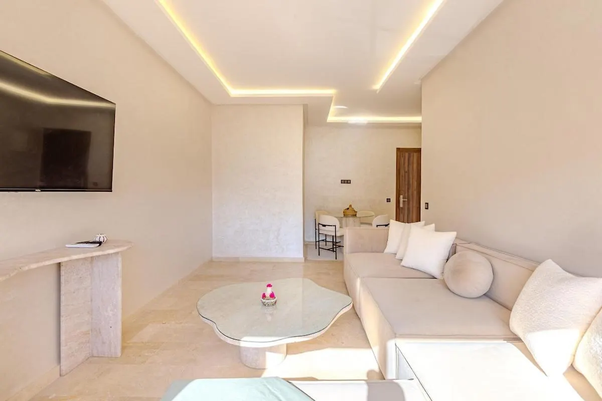 Apartamento New! Appt Nour Confort Avec Piscine & Wifi Marrakesh Marruecos