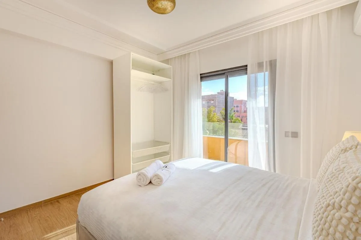 Apartamento New! Appt Nour Confort Avec Piscine & Wifi Marrakesh